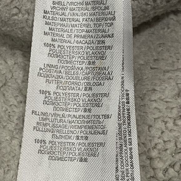 Women Puffer Jacket S Fleece Quilted Hooded Warm Winter Fall Lightweight Casual - Picture 8 of 8